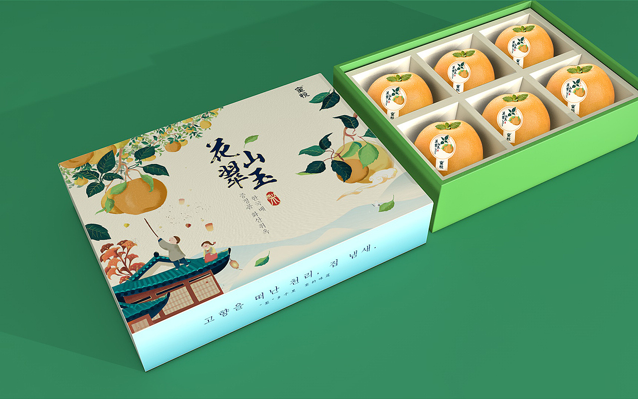 青柚包装设计实验室丨水果梨包装设计,一曲团圆盛宴!